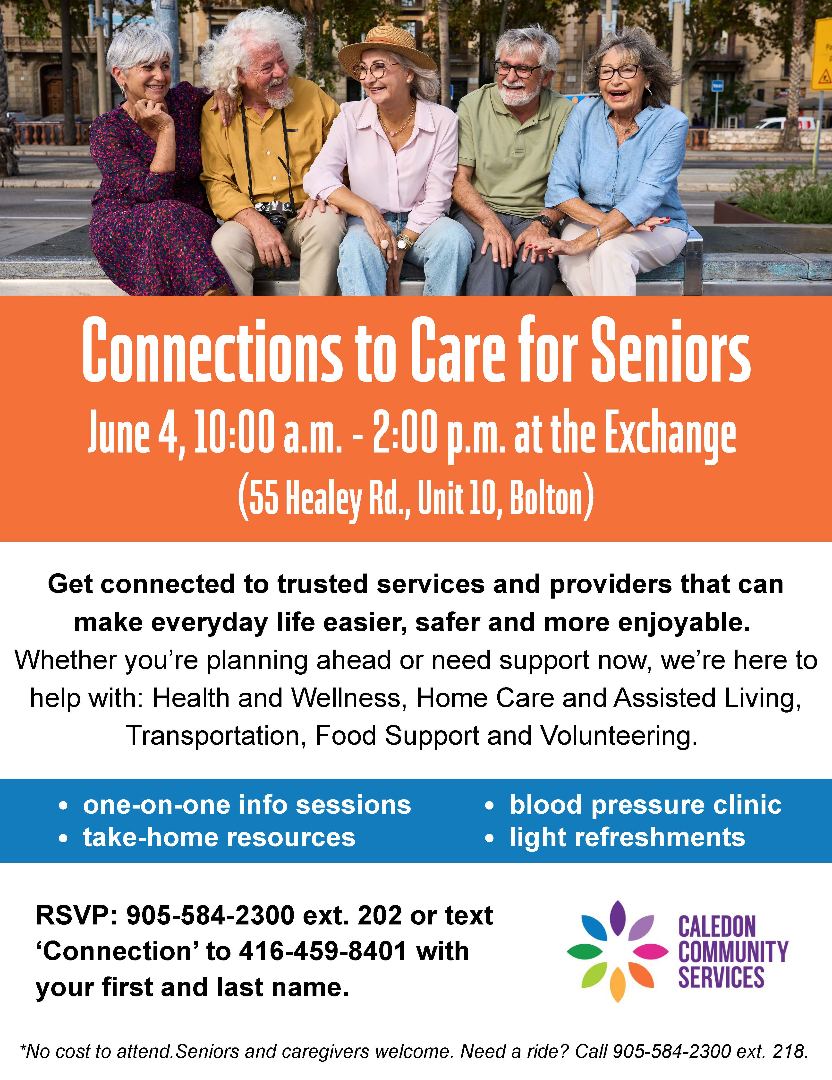 Connections to Care for Seniors with Caledon Community Services