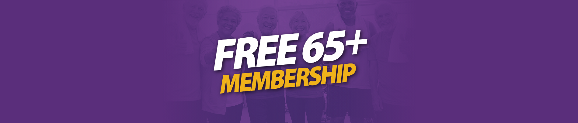 Free 65+ Memberships