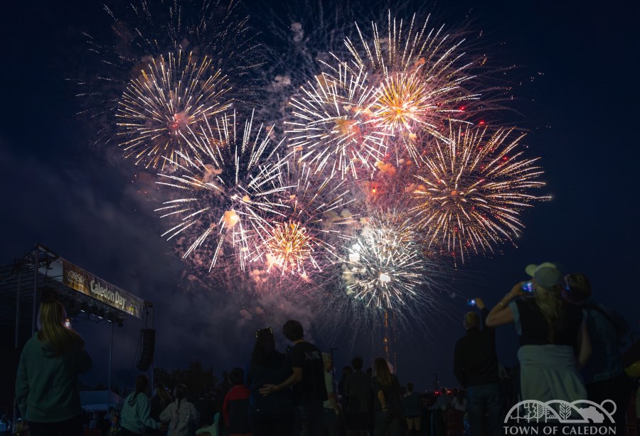 Fireworks at Caledon Day 2025