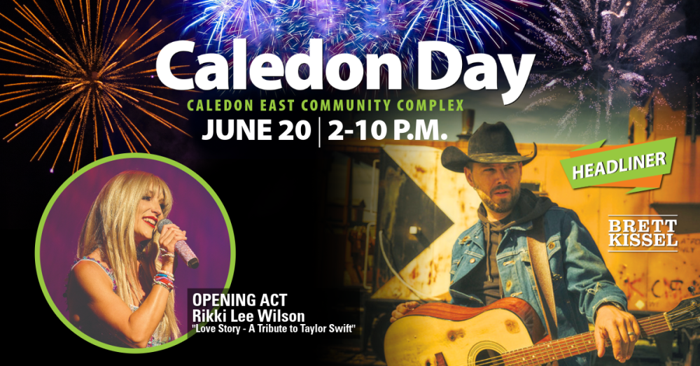Caledon Day featuring Brett Kissel and Taylor Swift Tribute header