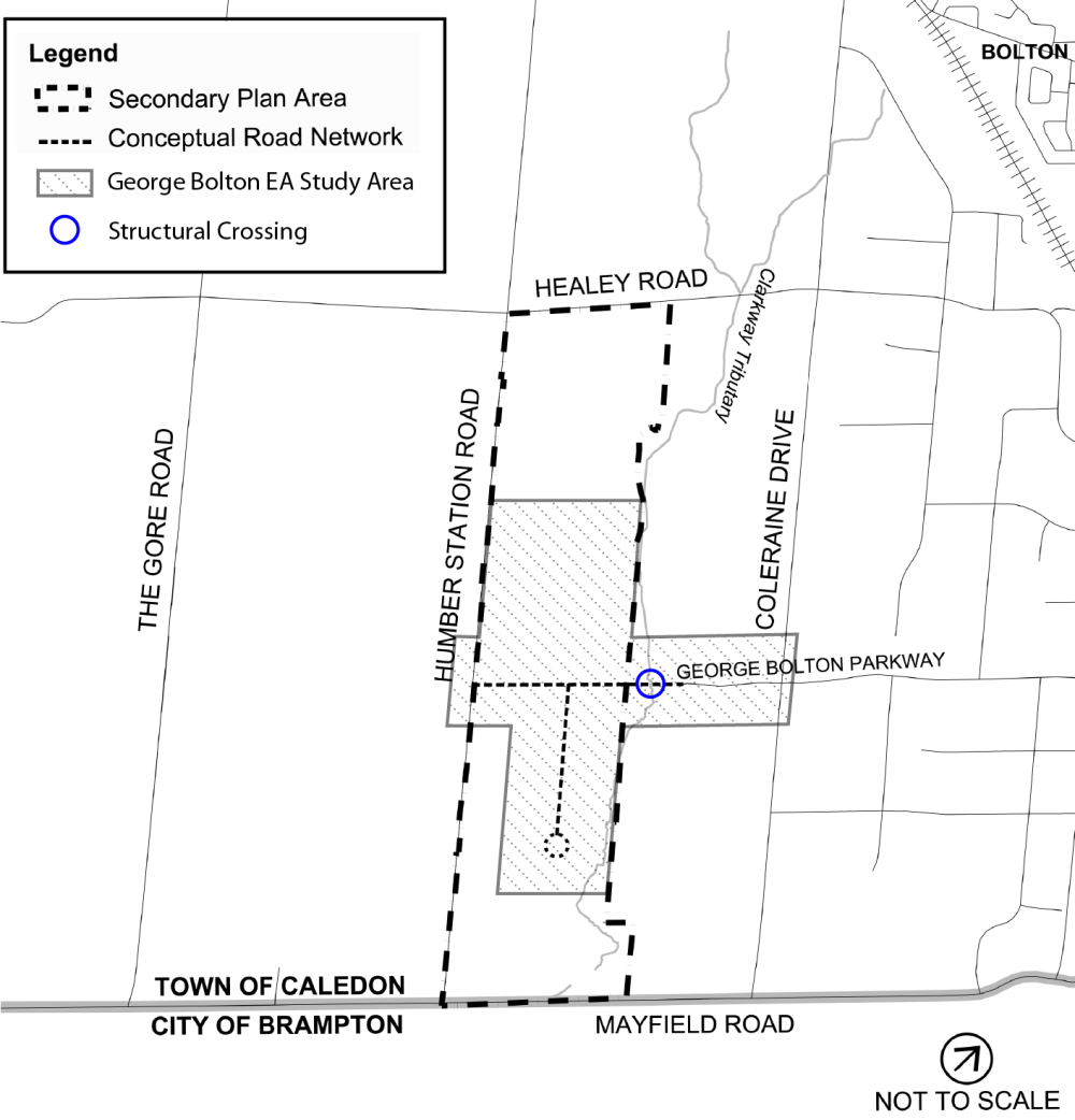 aerial map of study area