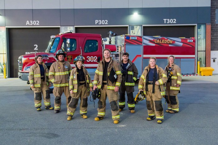 Caledon Fire is looking to recruit volunteer firefighters