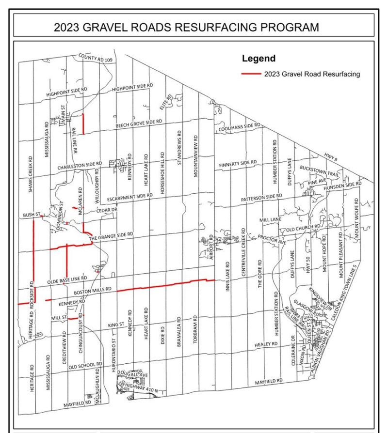 2023 Gravel Roads Resurfacing Program