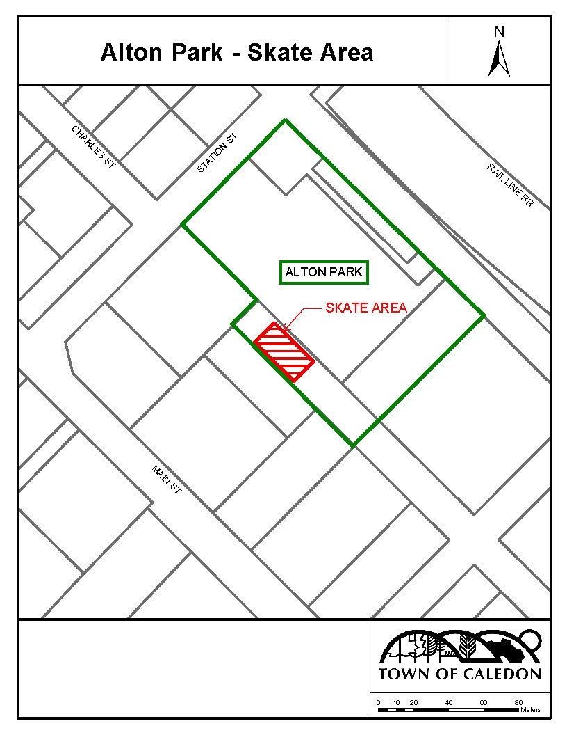 Alton Park Skate Area Location Map