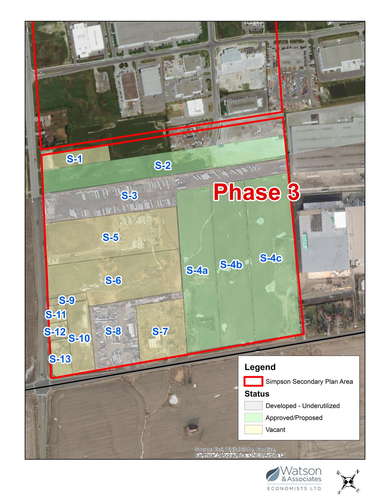 Simpson Road Phase 3 Location Map