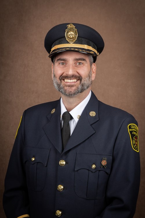 New Caledon Fire Chief Dave Pelayo