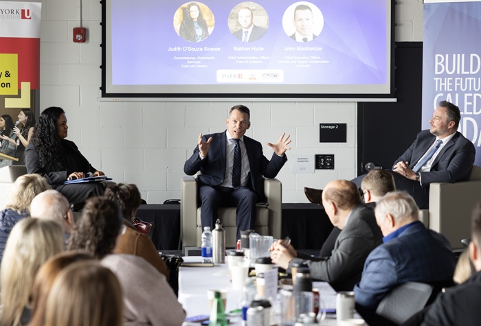 Governing Through Disruption: Leadership and Decision-Making Under Uncertainty with Judith D’Souza Soares, Commissioner of Community Services, Town of Caledon, John MacKenzie, CEO, Toronto and Region Conservation Authority (TRCA) and Nathan Hyde, CAO, Town of Caledon