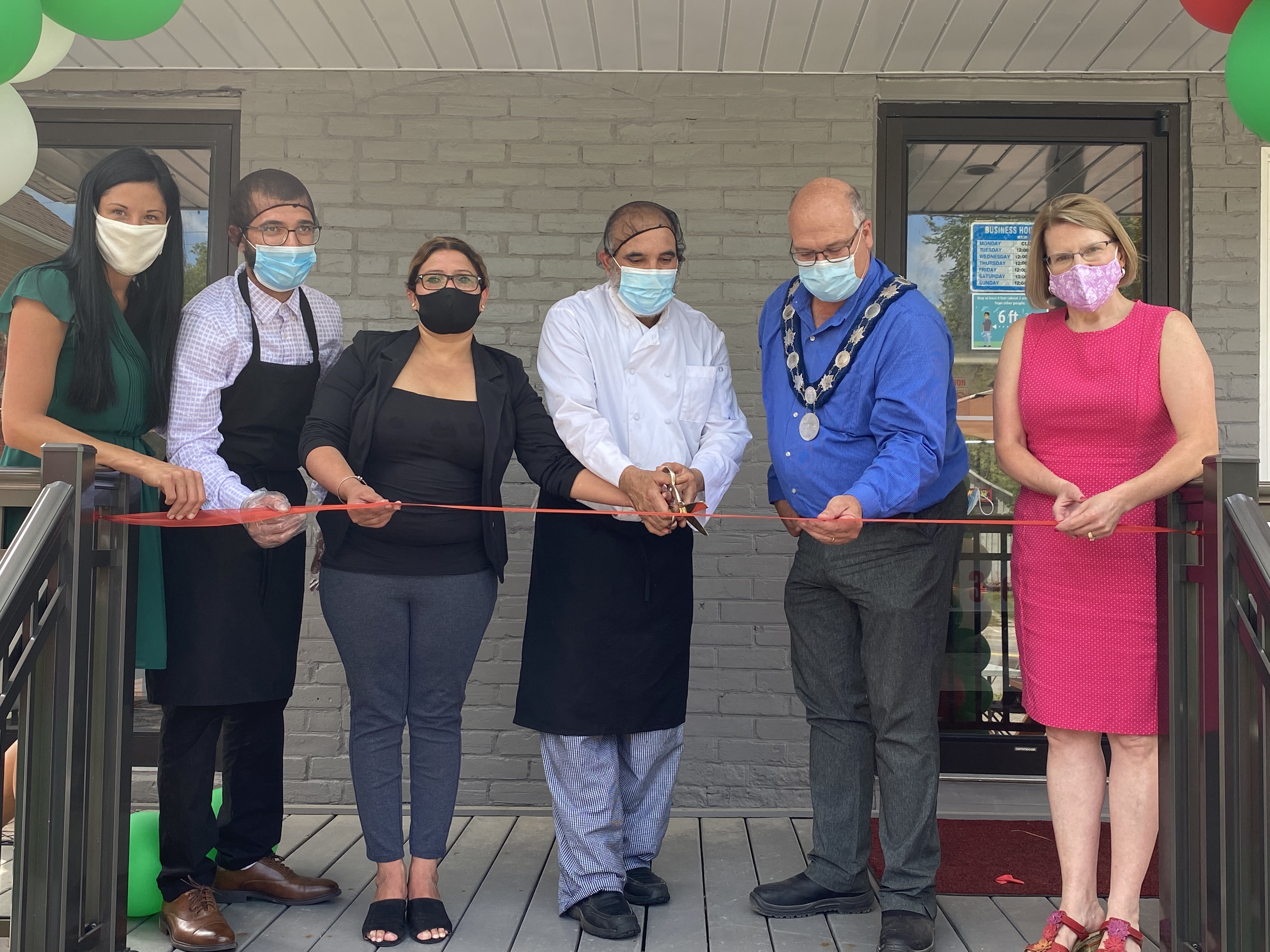 Indian Spice Culture ribbon cutting