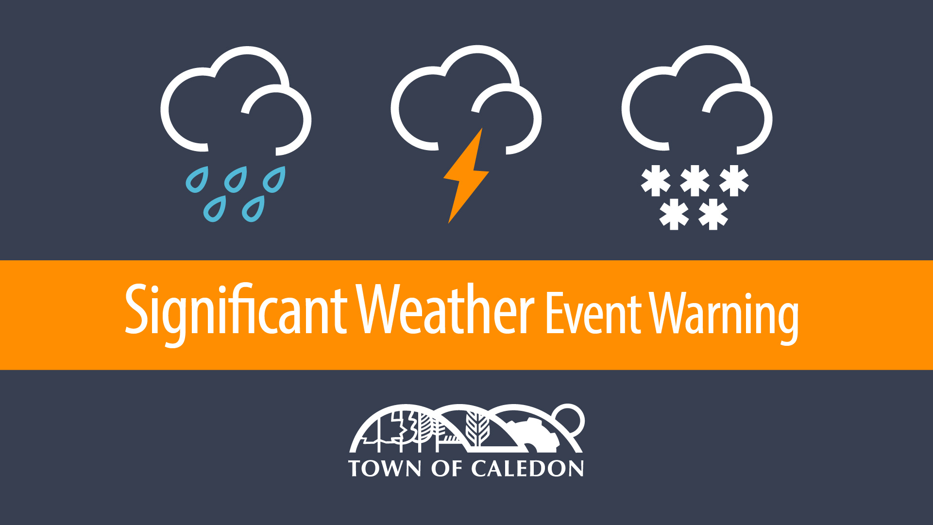 Significant Weather Event notice 