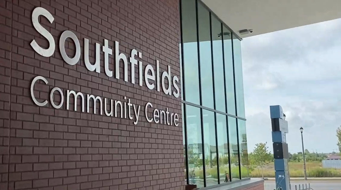 Southfields Community Centre sign