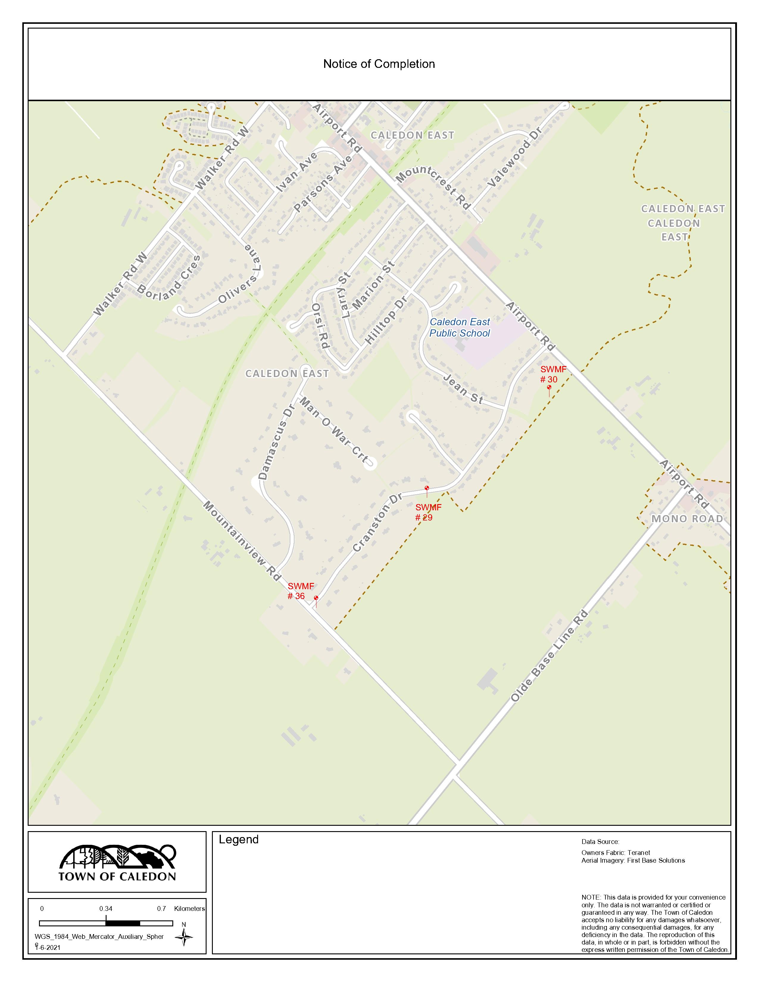 Whispering Pines Location Map