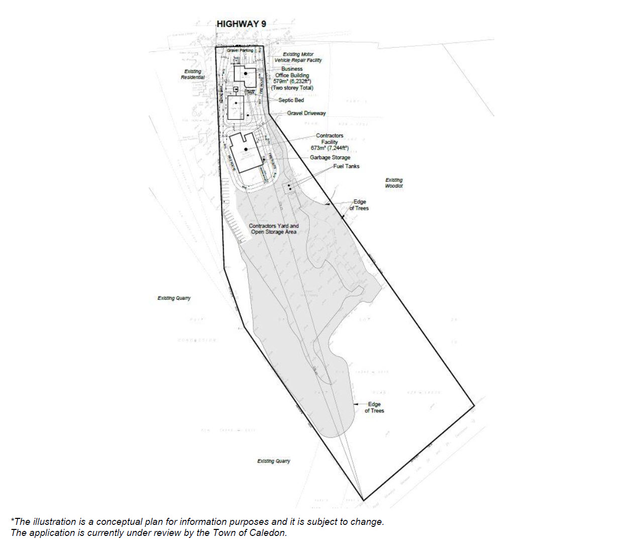 Location map 10795 Highway 9