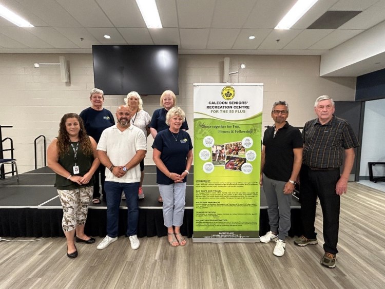 Mayor and Council photo with Caledon Seniors Centre