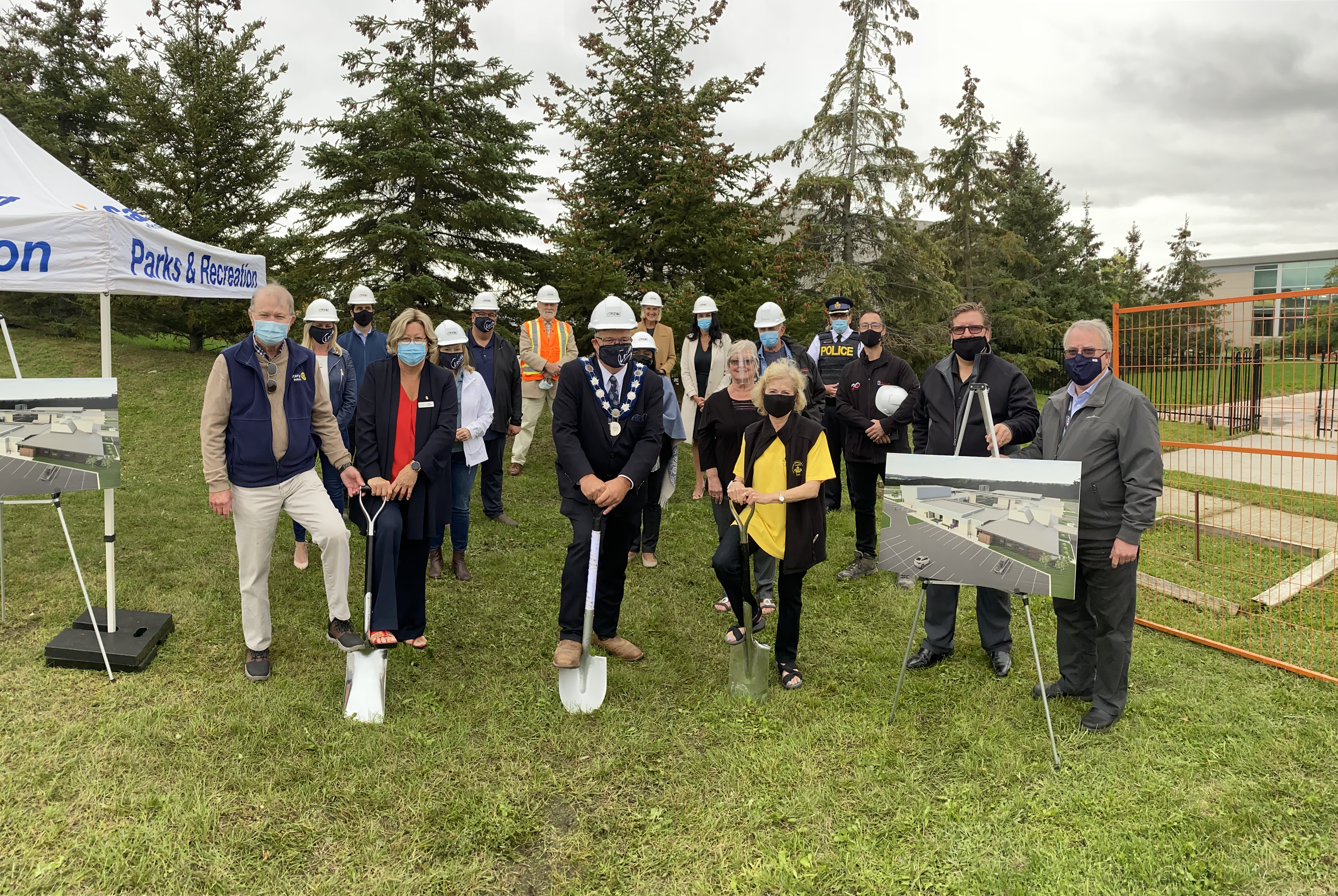 Rotary Centre groundbreaking