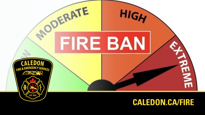A fire ban is currently in effect