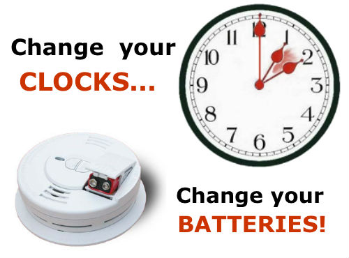 Change Your Clocks and Batteries