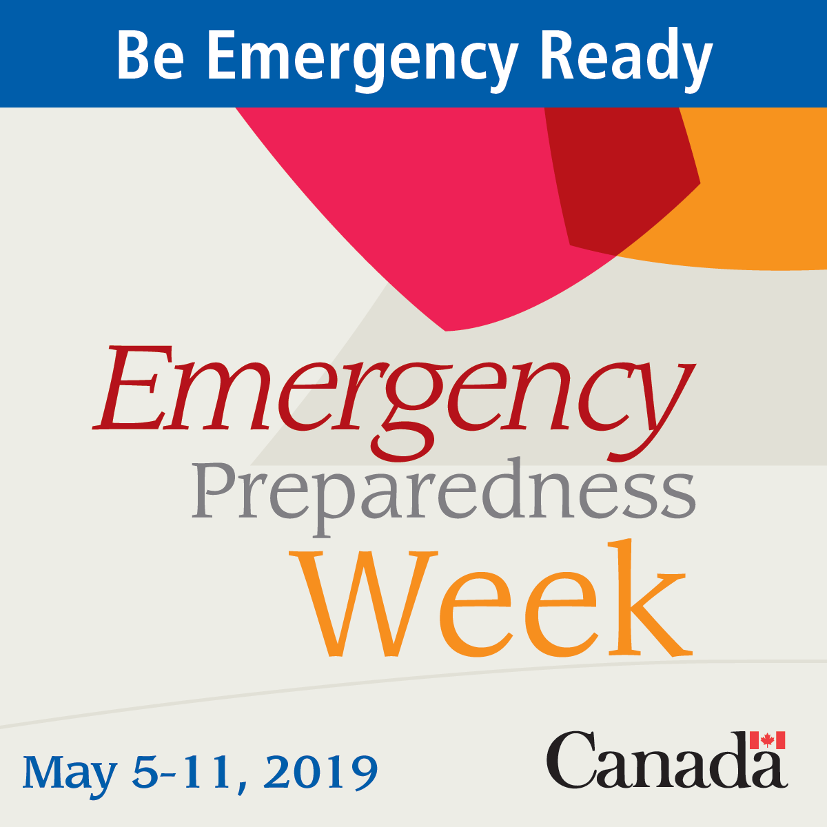 Emergency Preparedness Week 2019