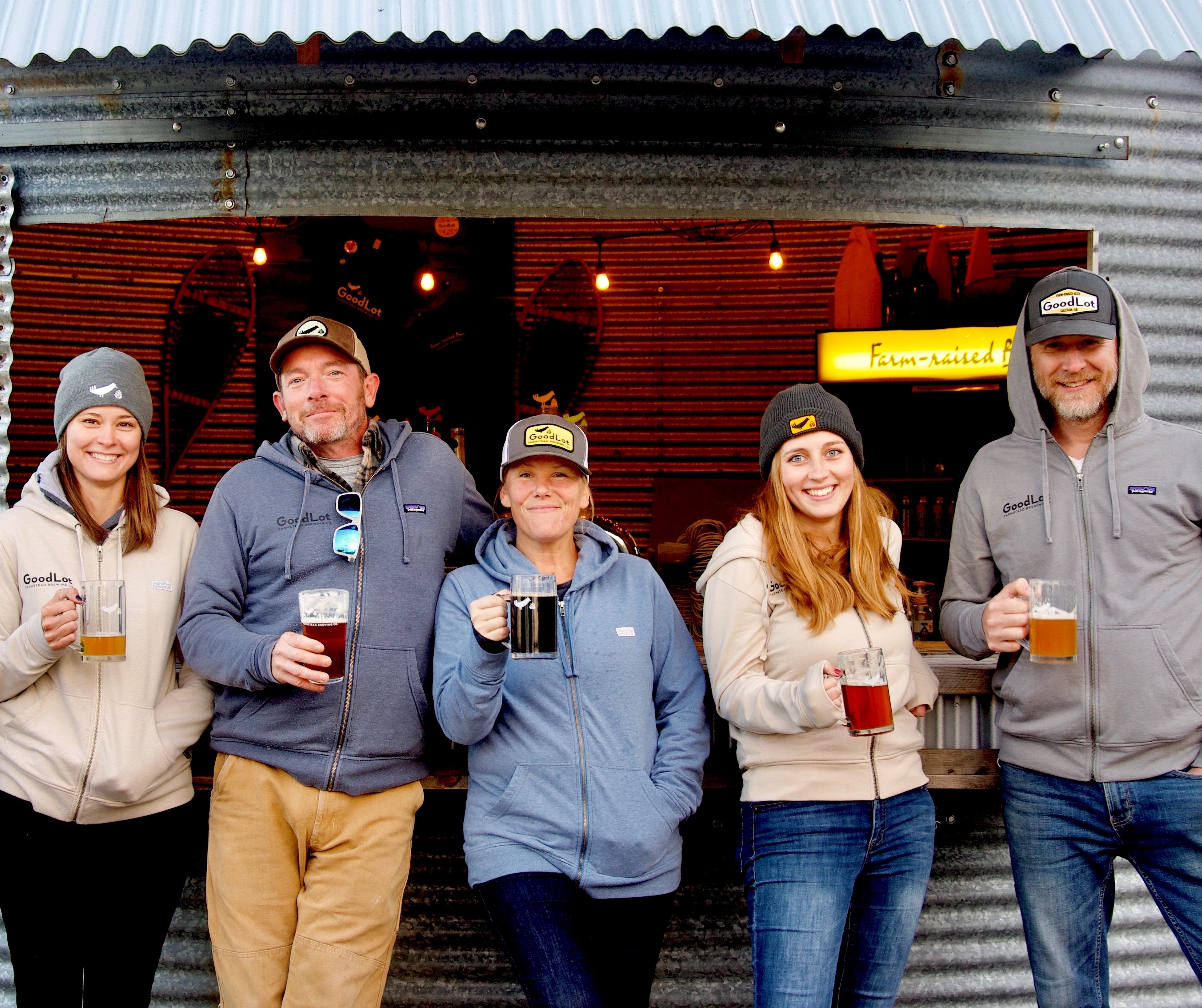 Goodlot Farmstead Brewing team