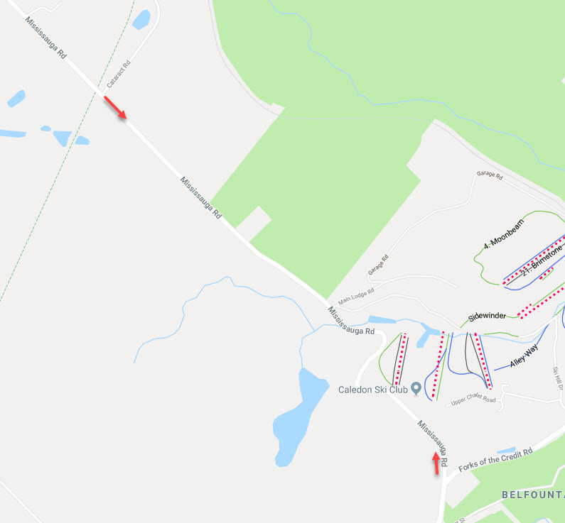 Mississauga Road Closed Town Of Caledon