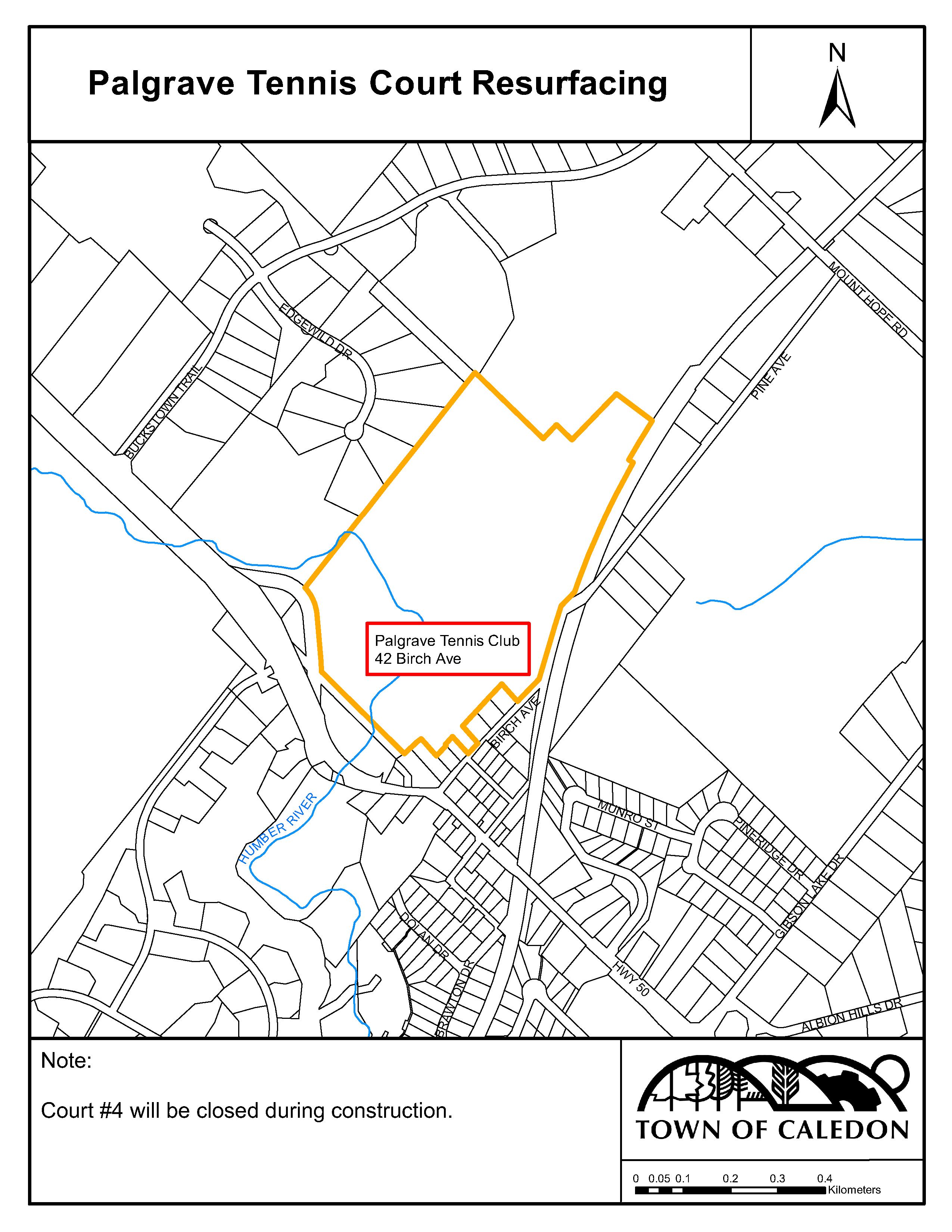 Palgrave Tennis Court Resurfacing Town of Caledon