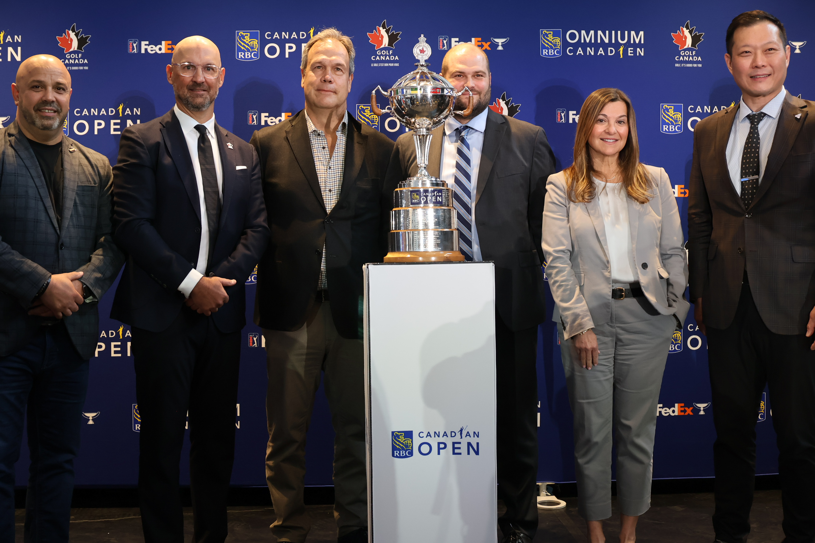 Group shot from RBC Canadian Open Media Day