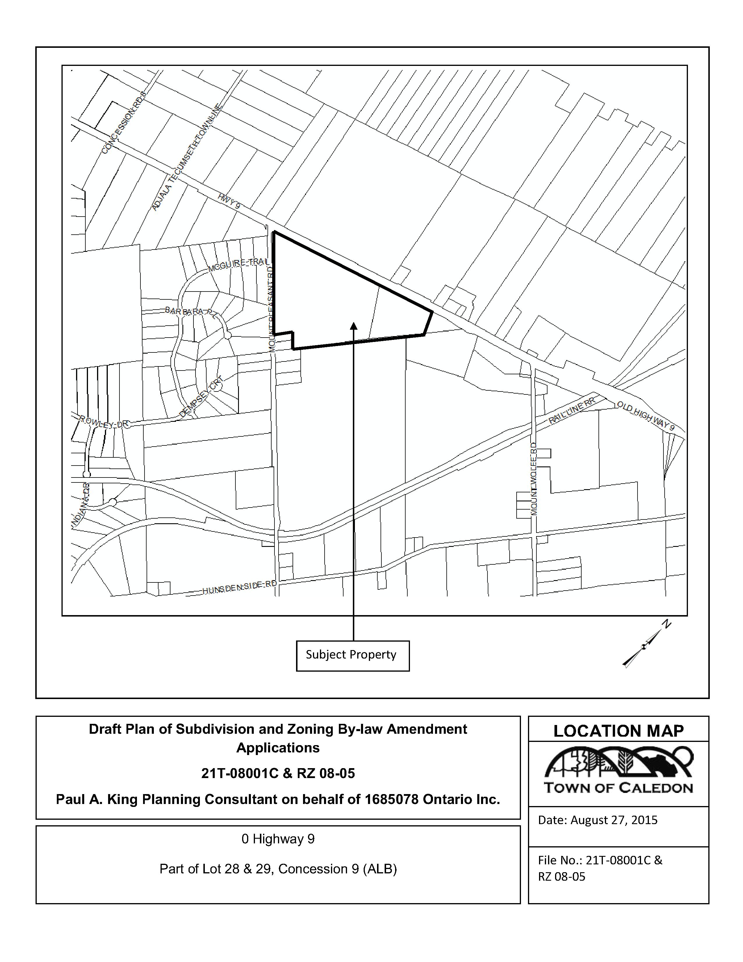 Location Map of 0 Highway 9