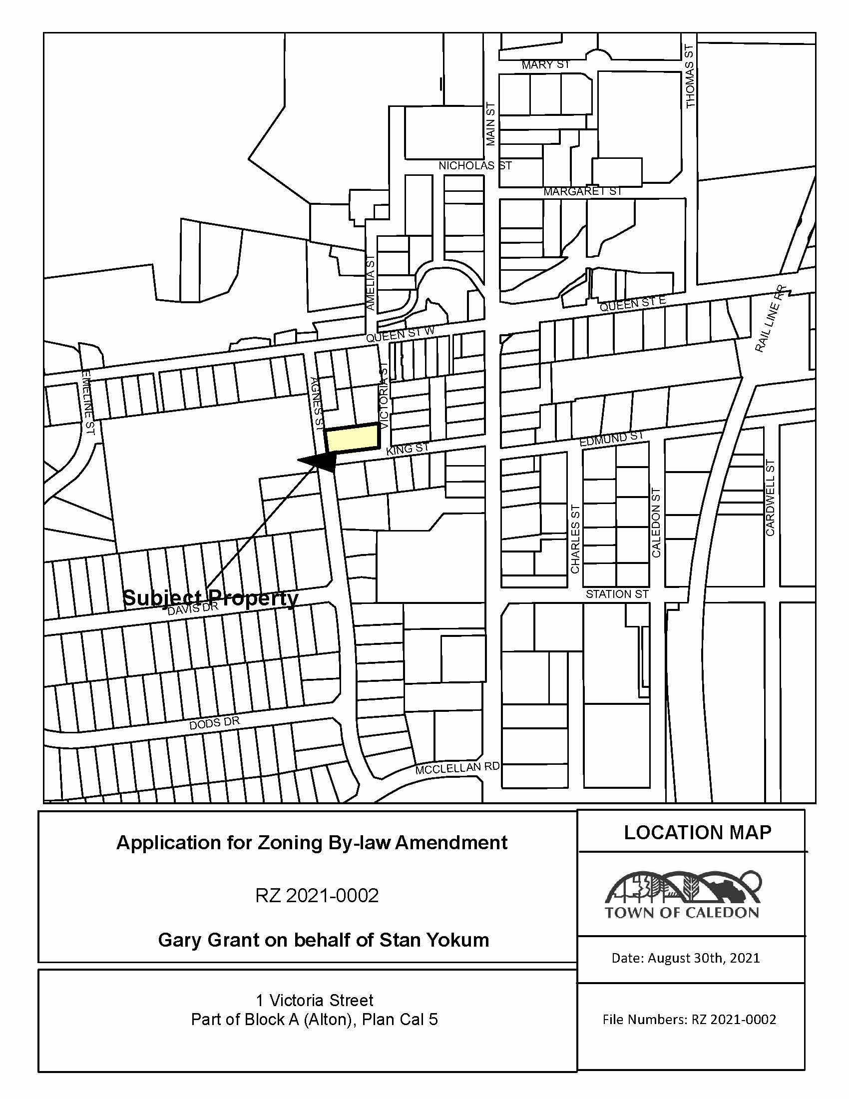 Map of 1 Victoria Street