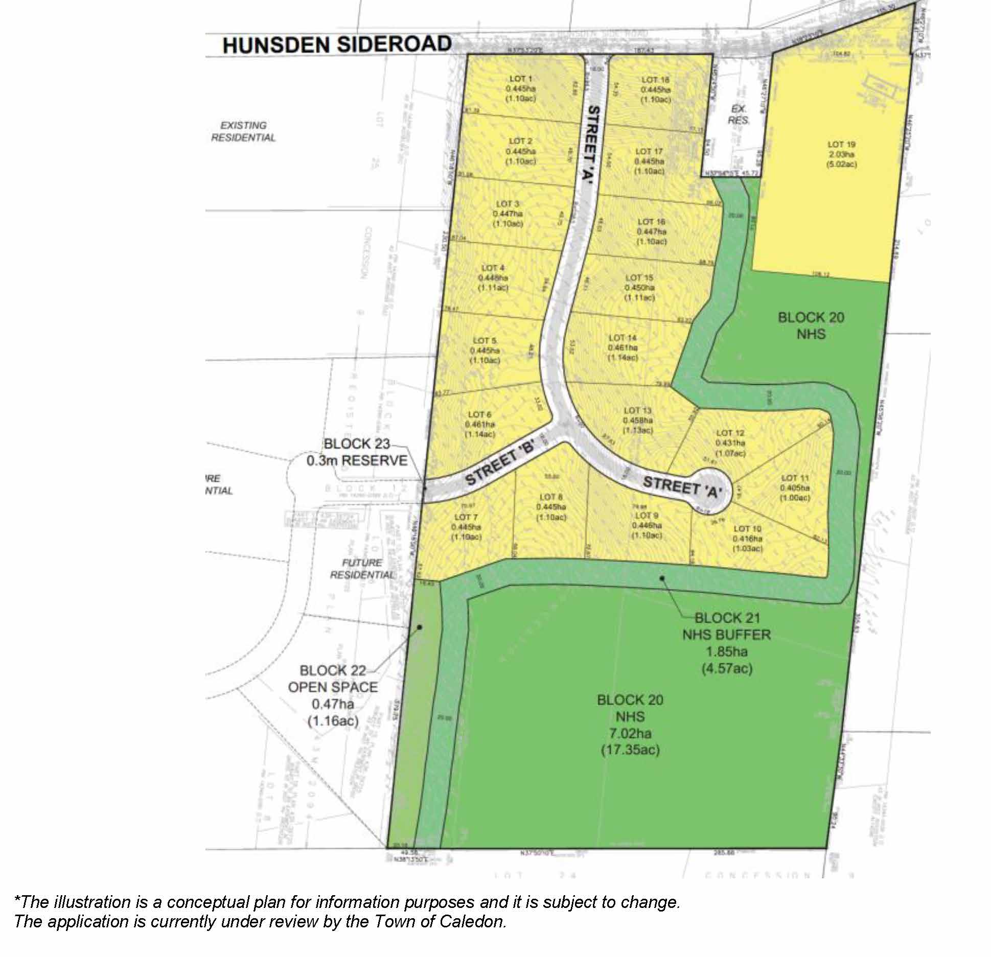 Site Plan of Application