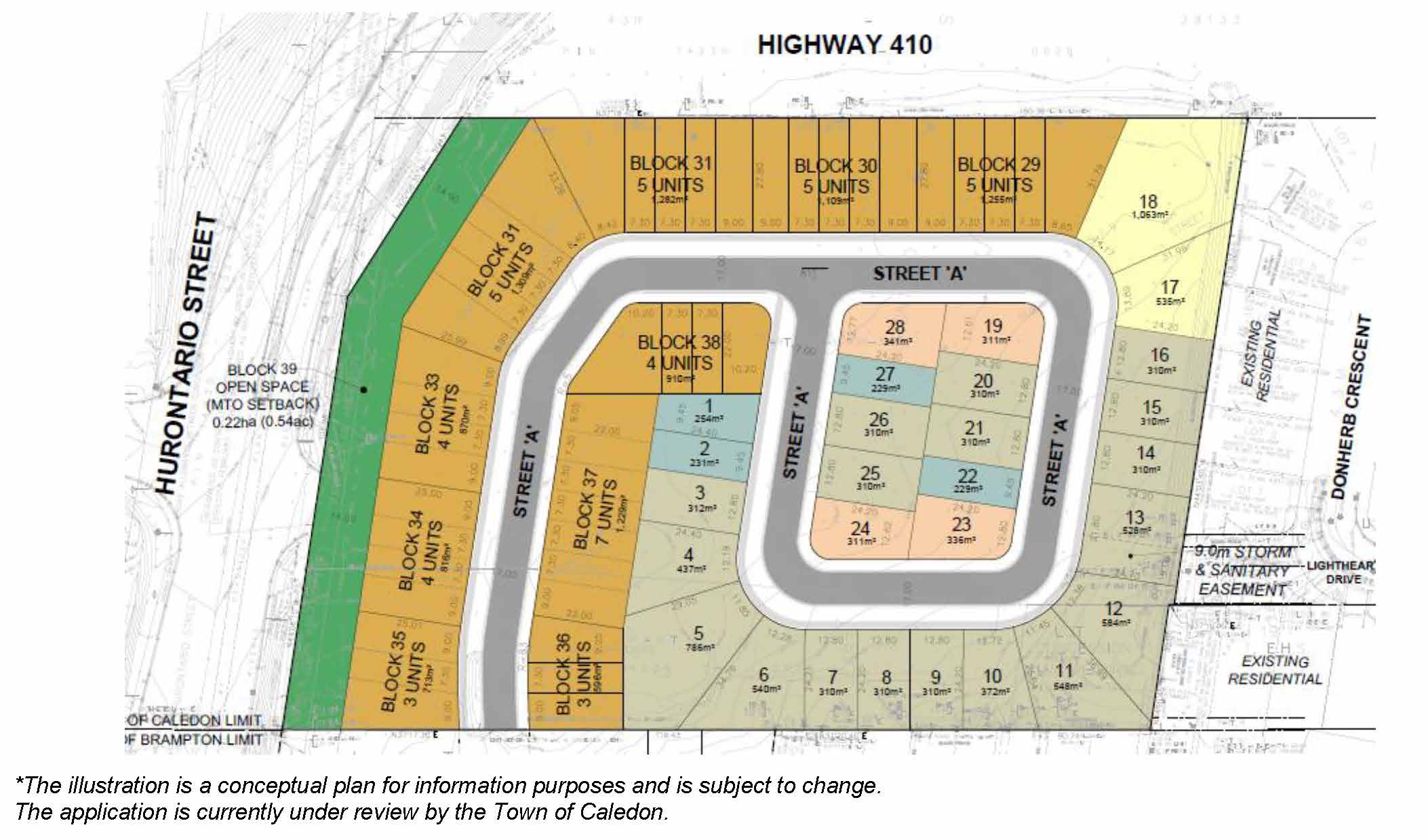 Site Plan for Application