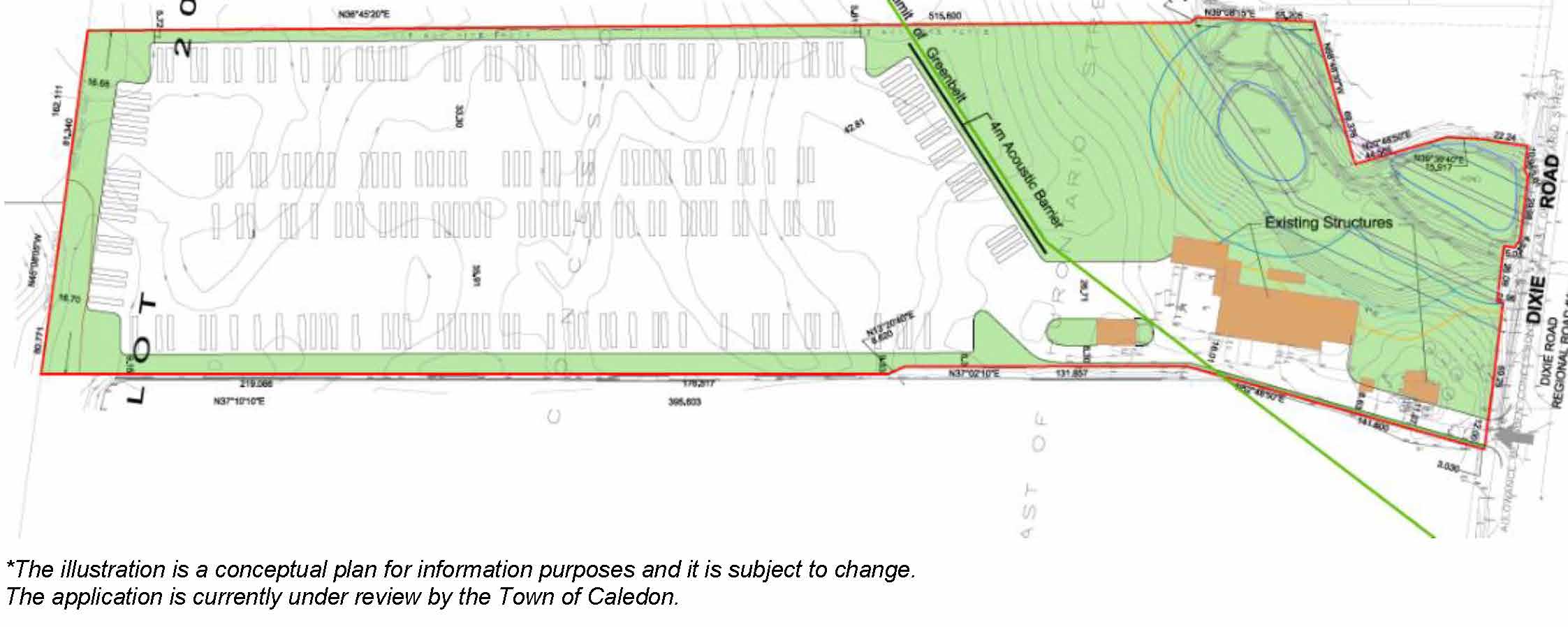 Site Plan for Application