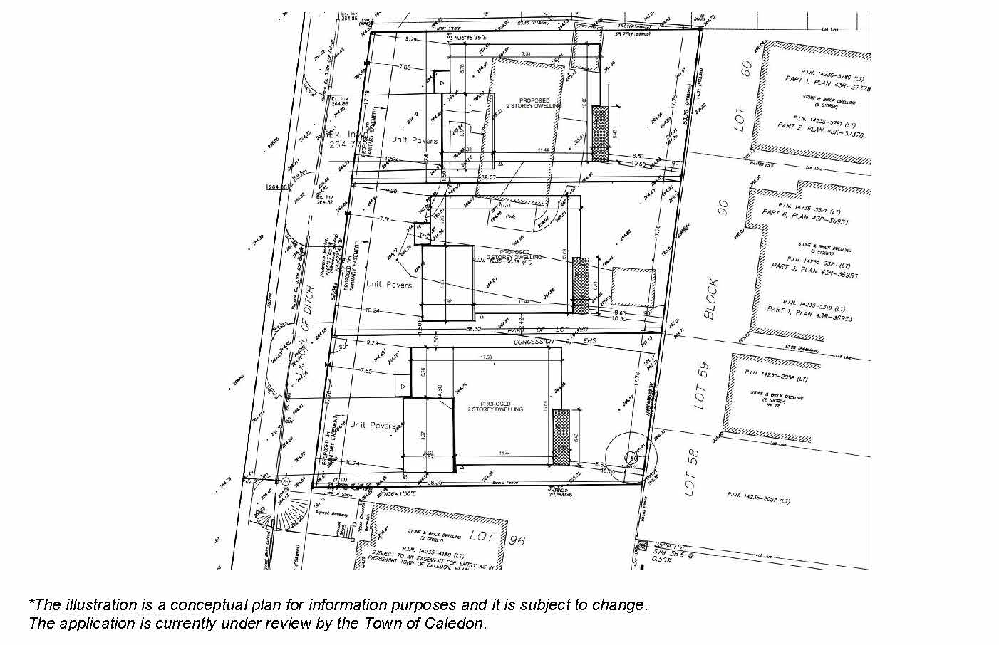 Site plan for 12507 Old Kennedy Road