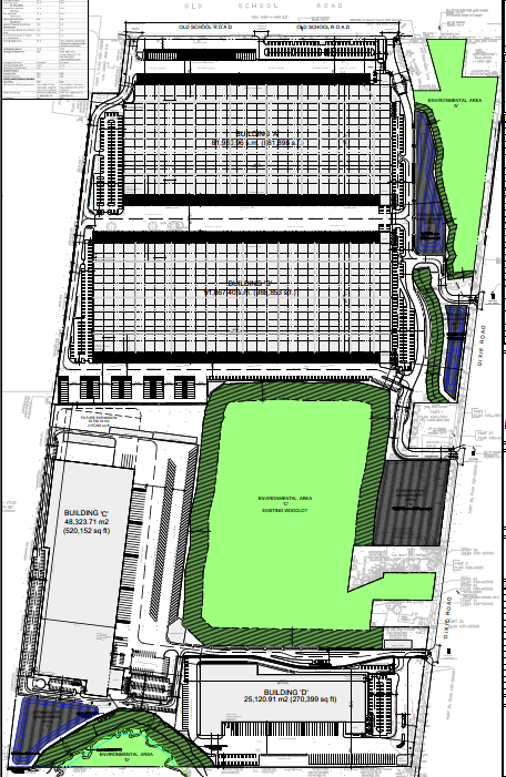 Site Plan for 12862 Dixie Road