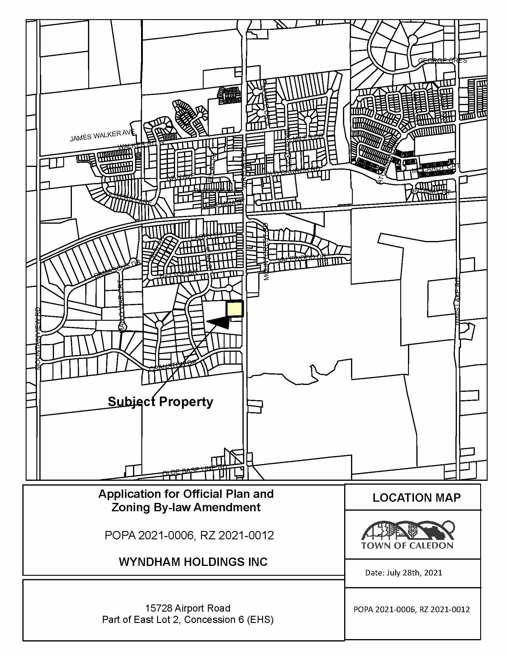 Map of Subject Property