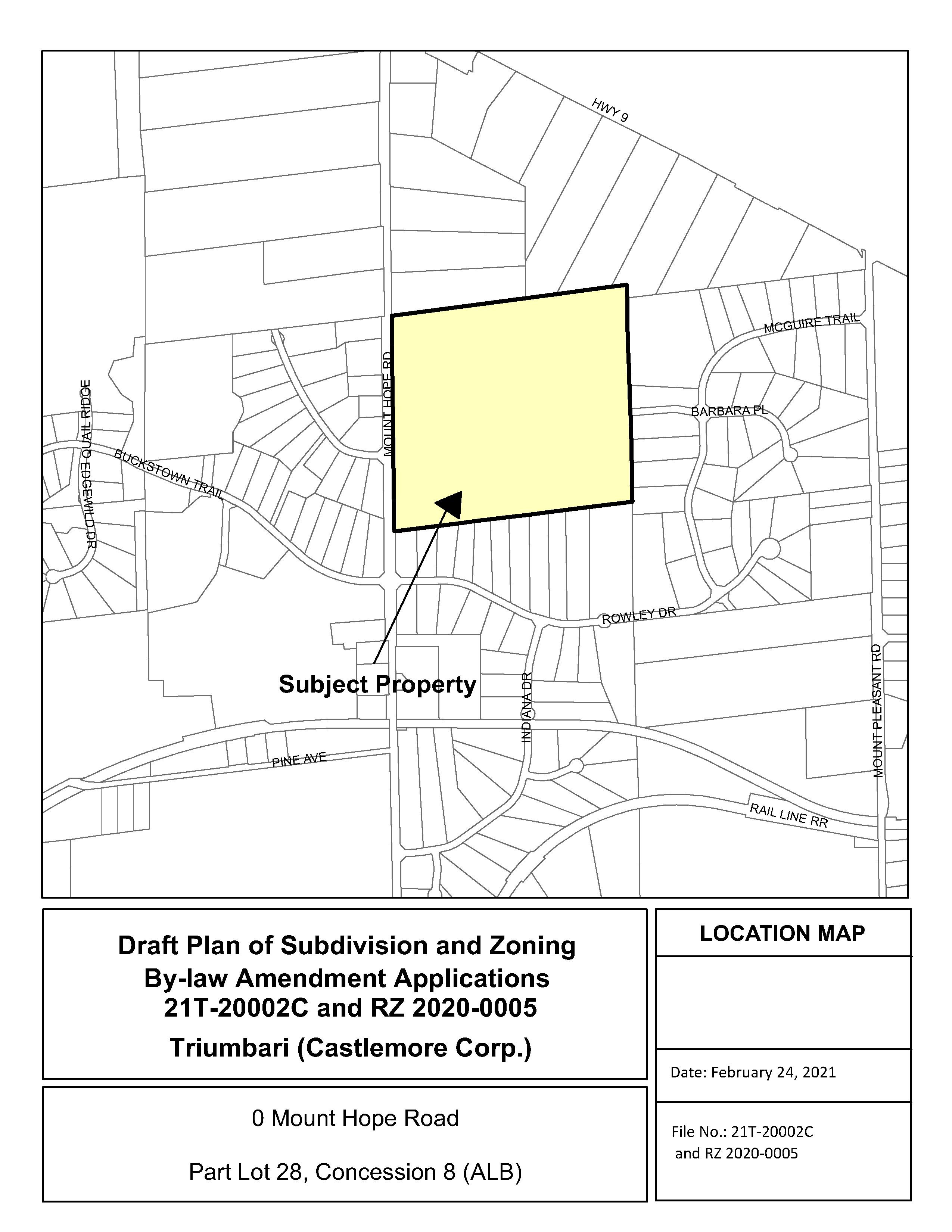 Location Map of 17791 Mount Hope Road