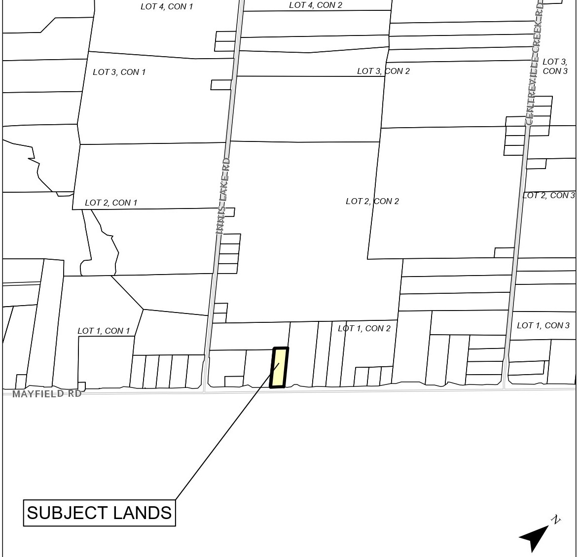 Aerial location map for the property 6600 Mayfield Road