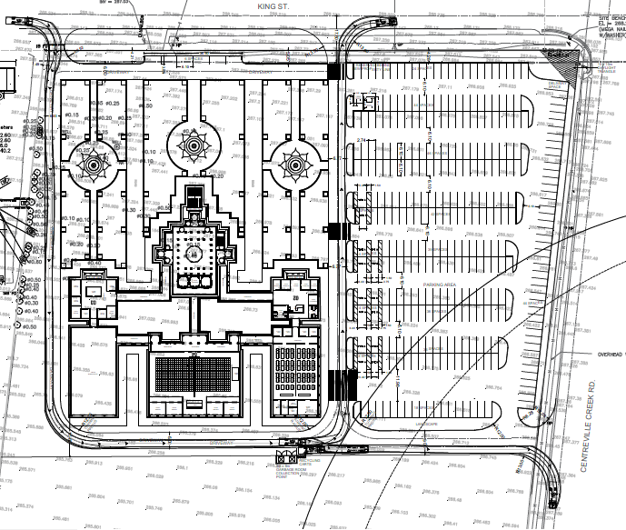 Site Plan for 6939 King Street