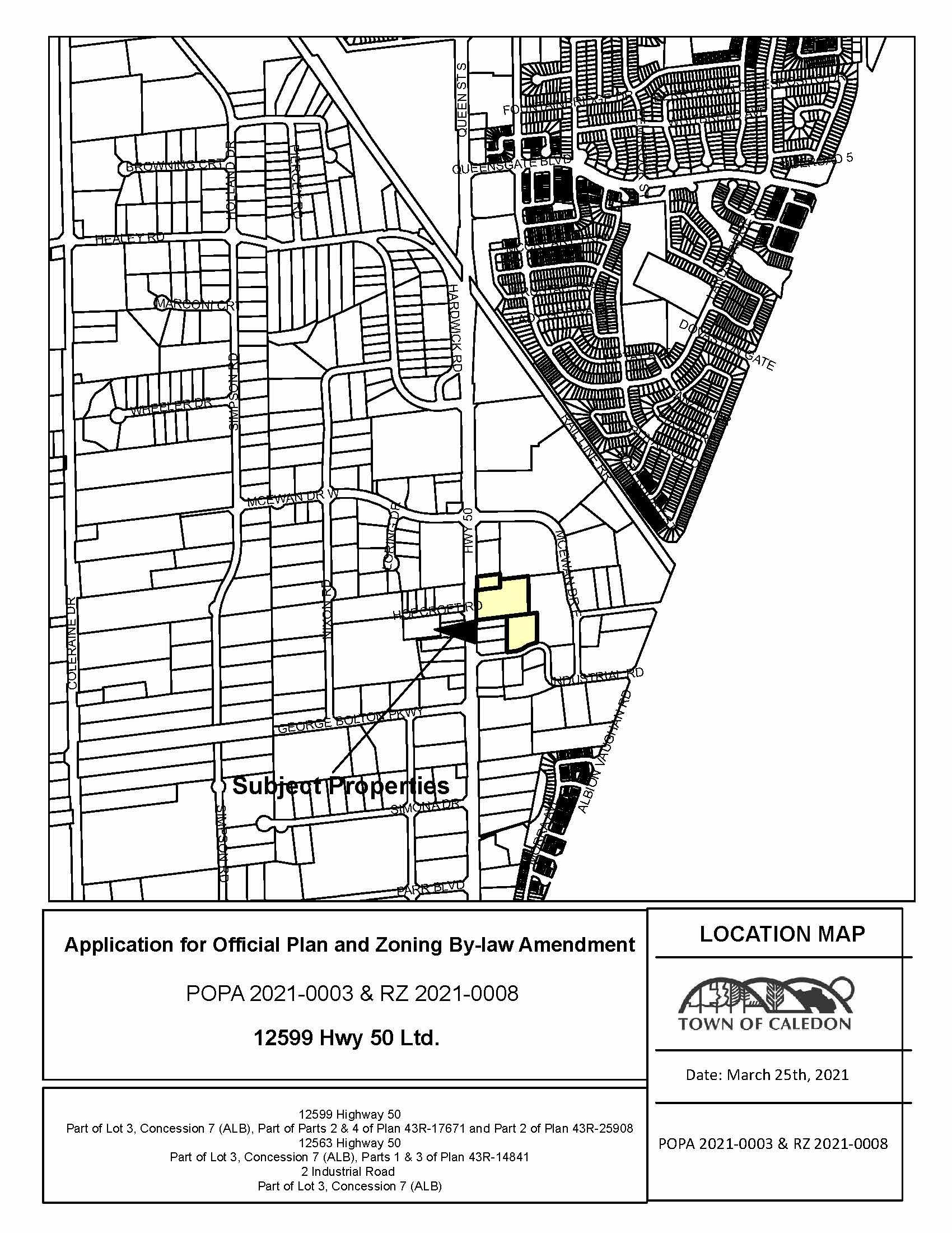 Map of Subject Property