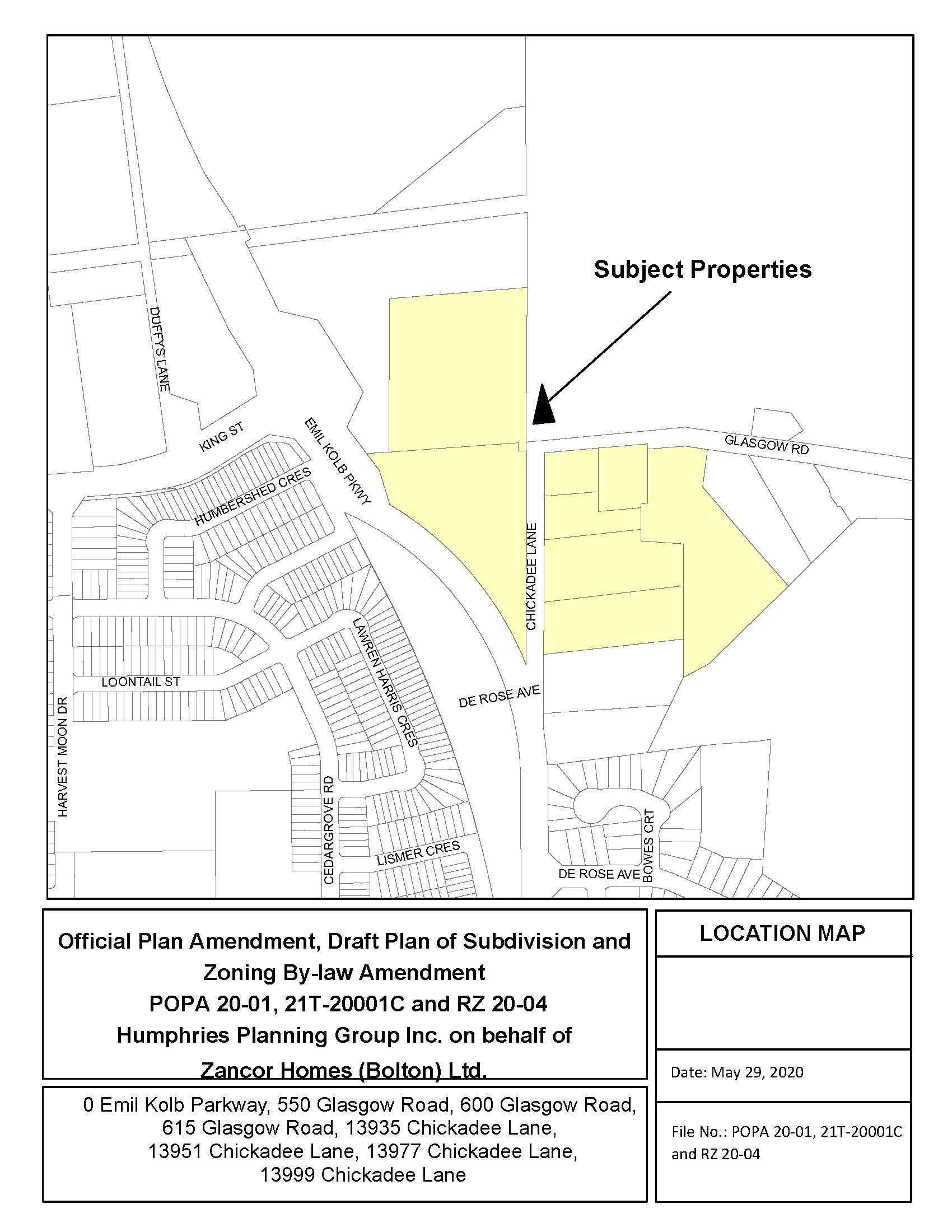Map of Subject Property