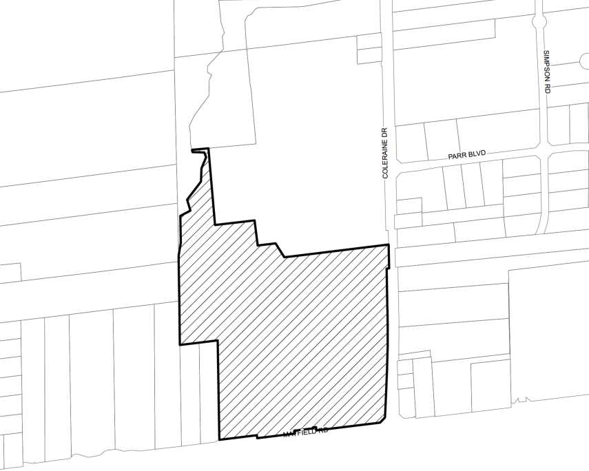 Location Map for the Interim Control By-law