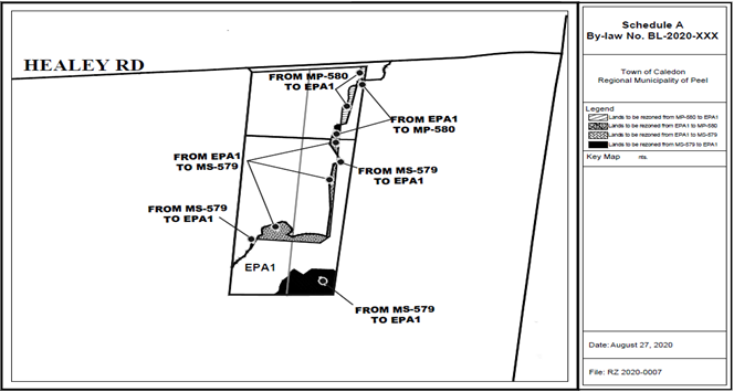 Draft Site Plan for 0 & 8281 Healey Road