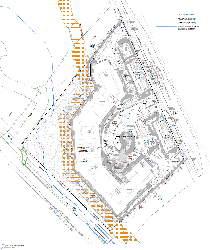 Site Plan for 12148 Albion Vaughan Road