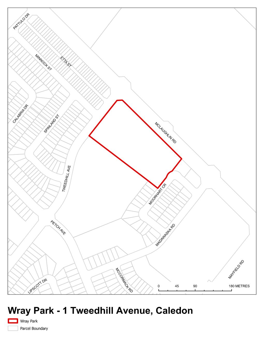 Wray Park location map